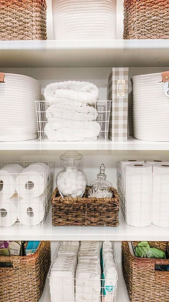 Bathroom Closet Organization Ideas for small space