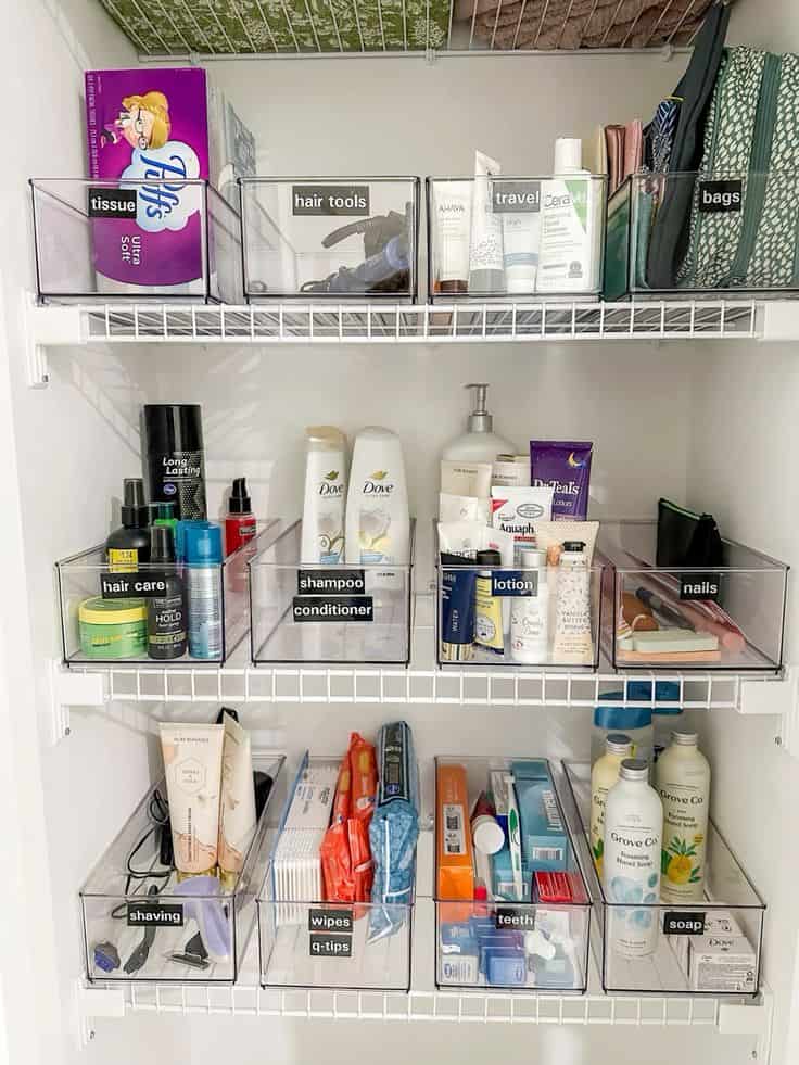 Budget Friendly Bathroom Organization Ideas