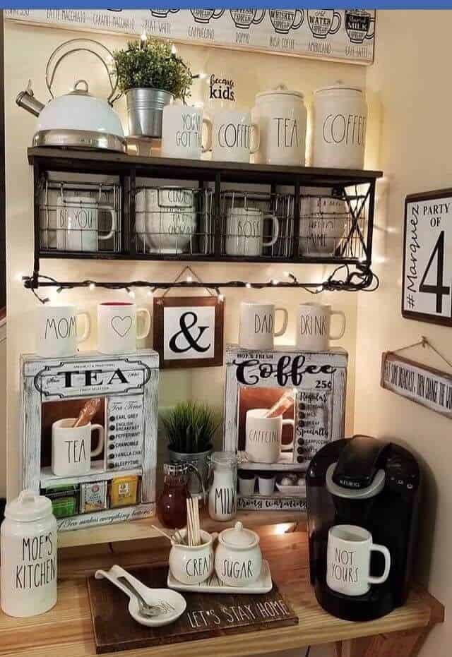 DIY Coffee Station Ideas_