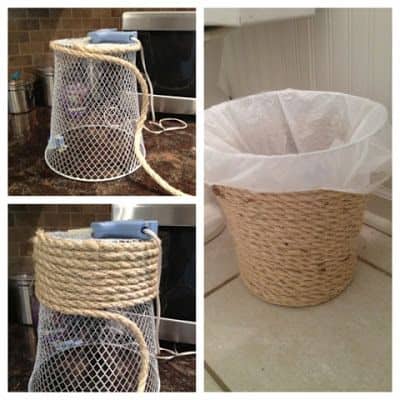 18 Clever Dollar Store Home Decor DIY Hacks You Need to Know About 12 DIY Dollar store trash basket