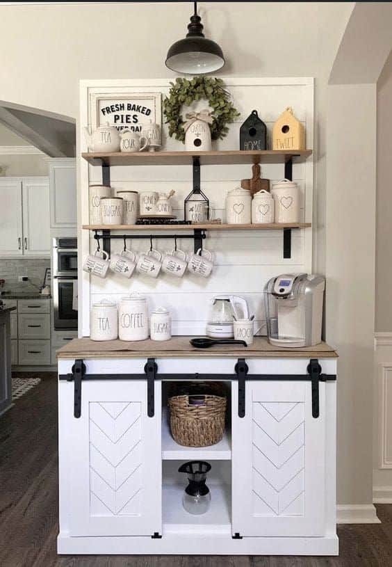 DIY coffee bar ideas