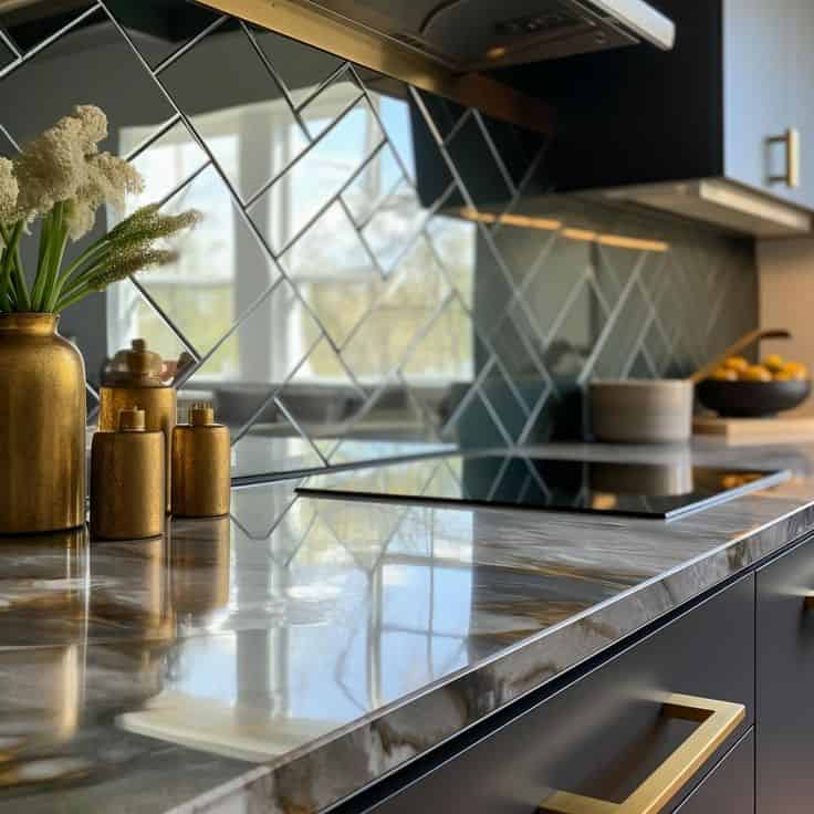 Mirrored Backsplash Inspiration