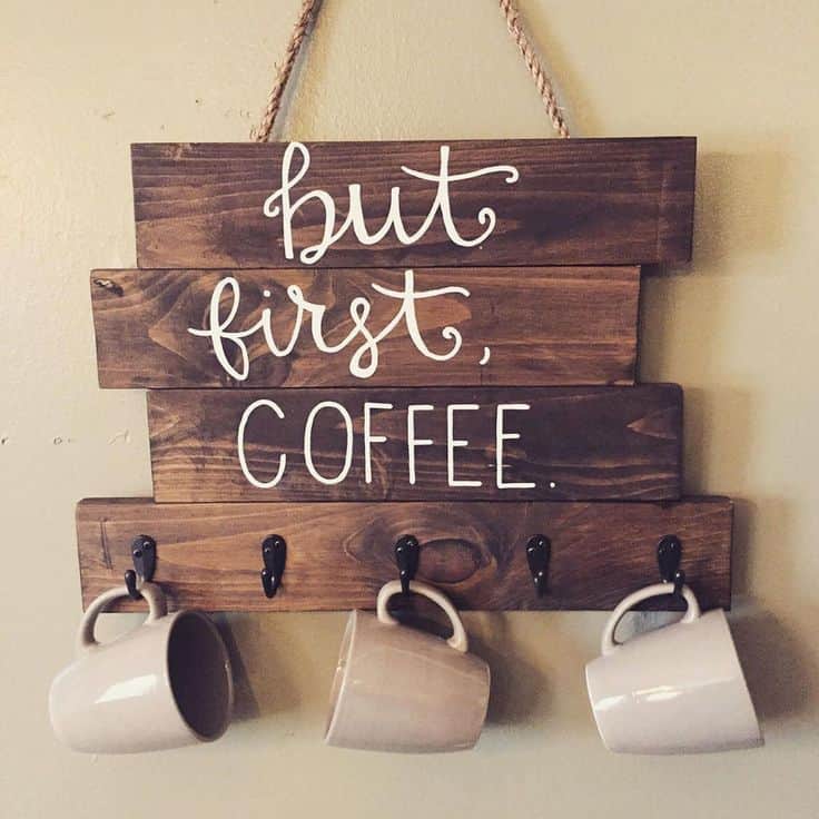 coffee mug organization ideas