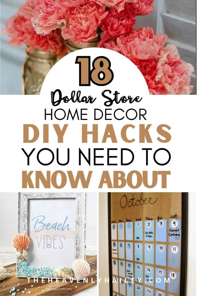 18 Clever Dollar Store Home Decor DIY Hacks You Need to Know About 20 dollar store home decor DIY hacks 1