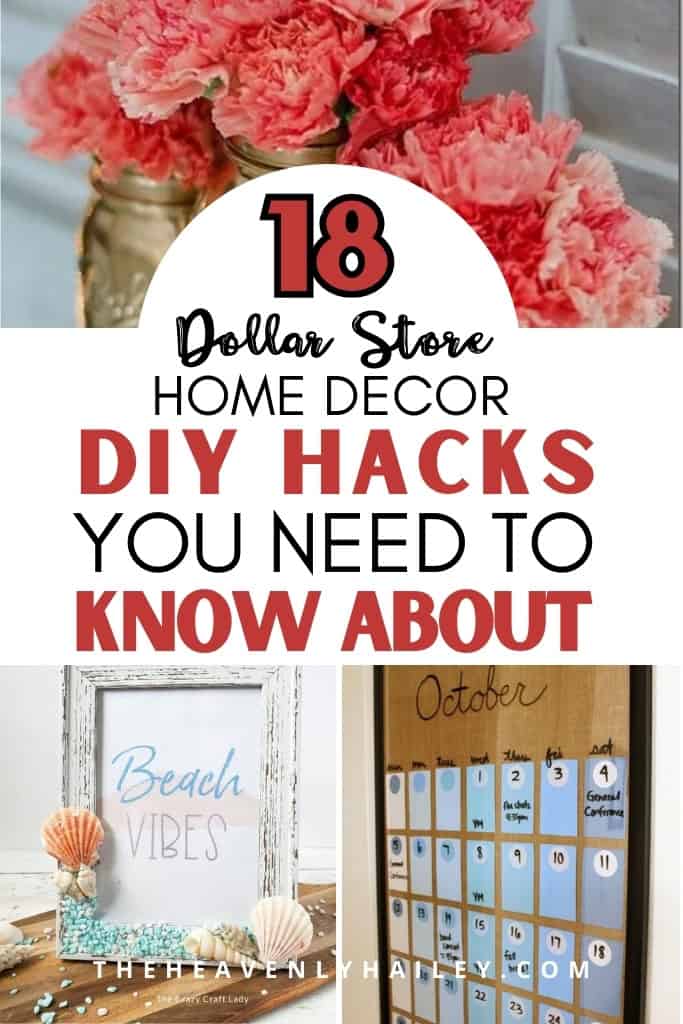 18 Clever Dollar Store Home Decor DIY Hacks You Need to Know About 1 dollar store home decor DIY hacks