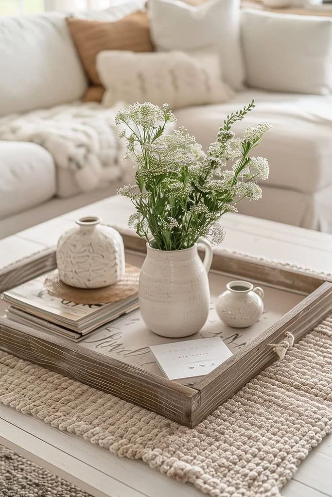 easy coffee table decorating ideas