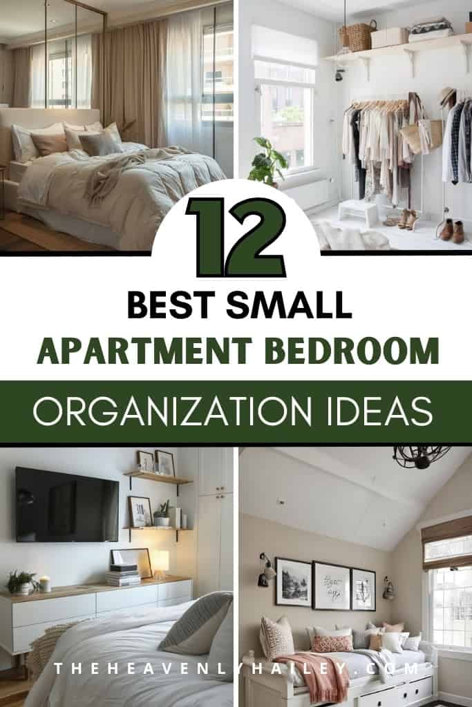 small apartment bedroom organization ideas 1