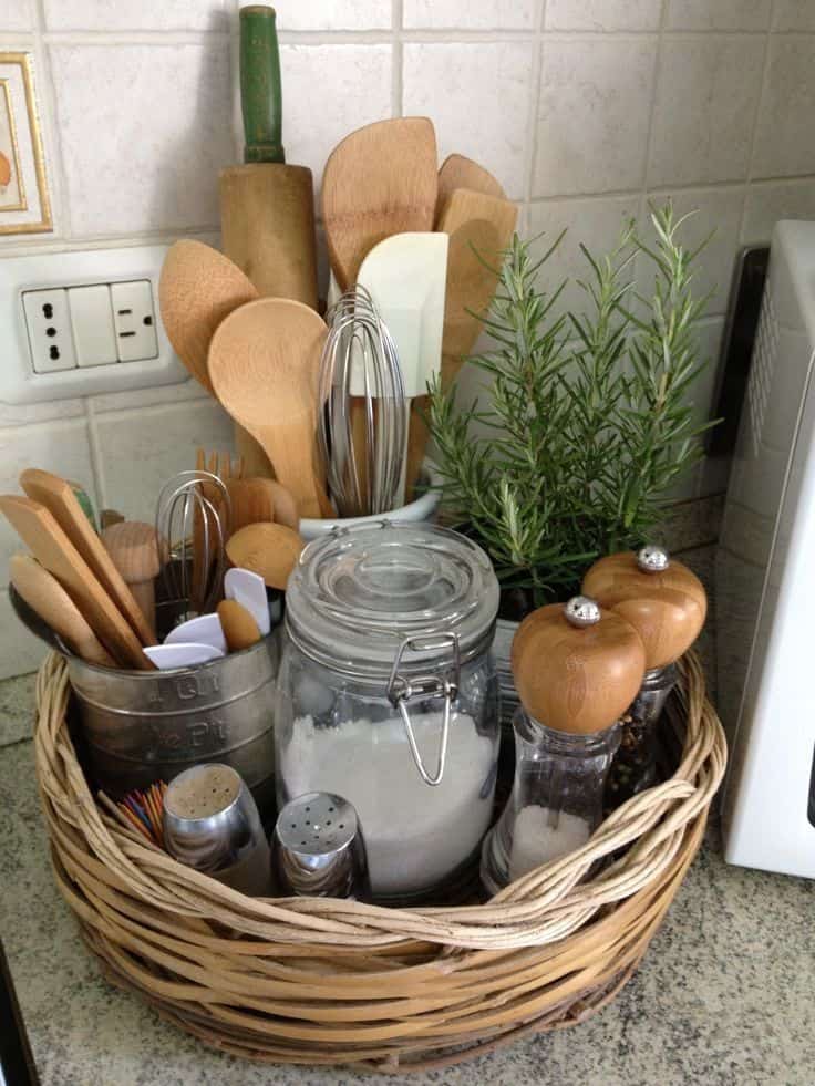 small apartment kitchen organization diy