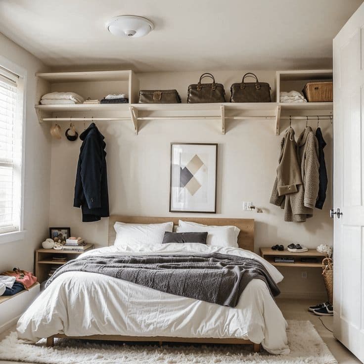 small bedroom organization tips