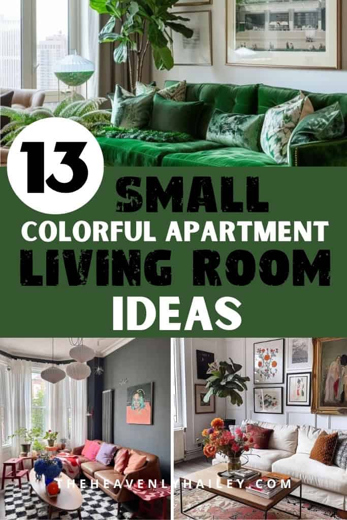 small colorful apartment living room ideas 2