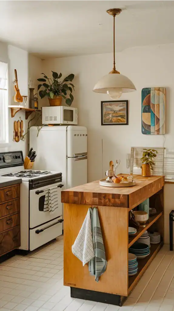 small kitchen floating island