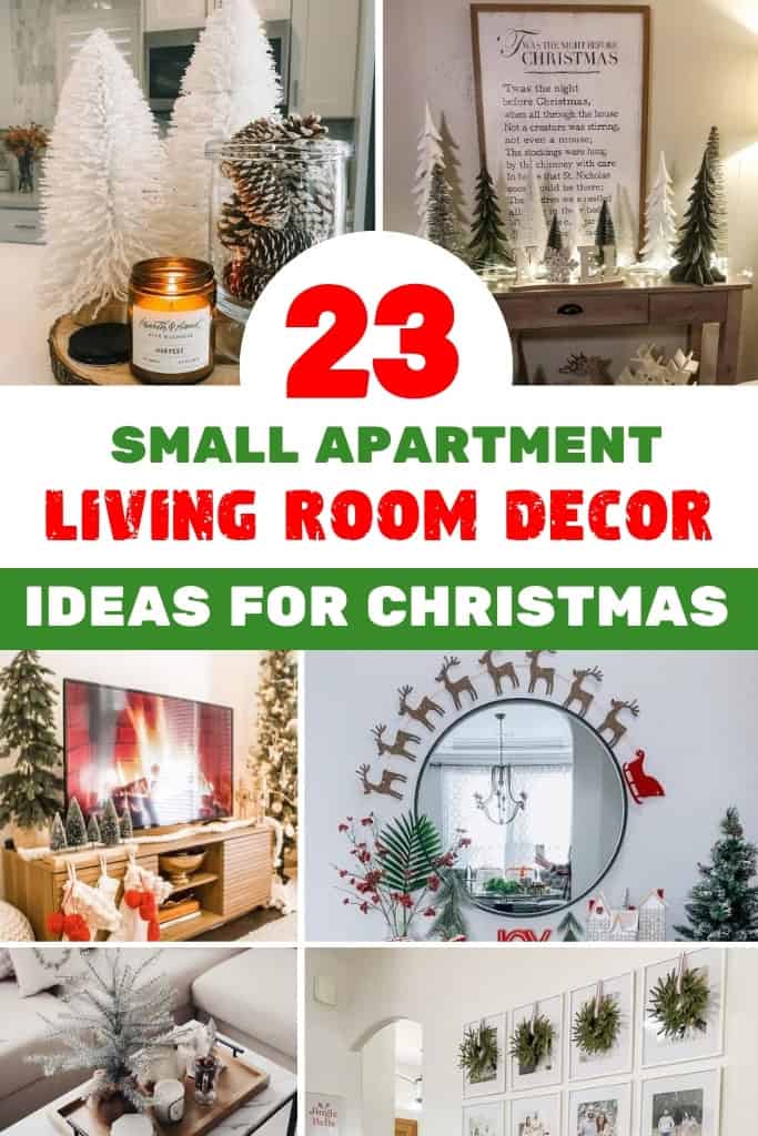 small-apartment-living-room- decor-ideas-for-christmas