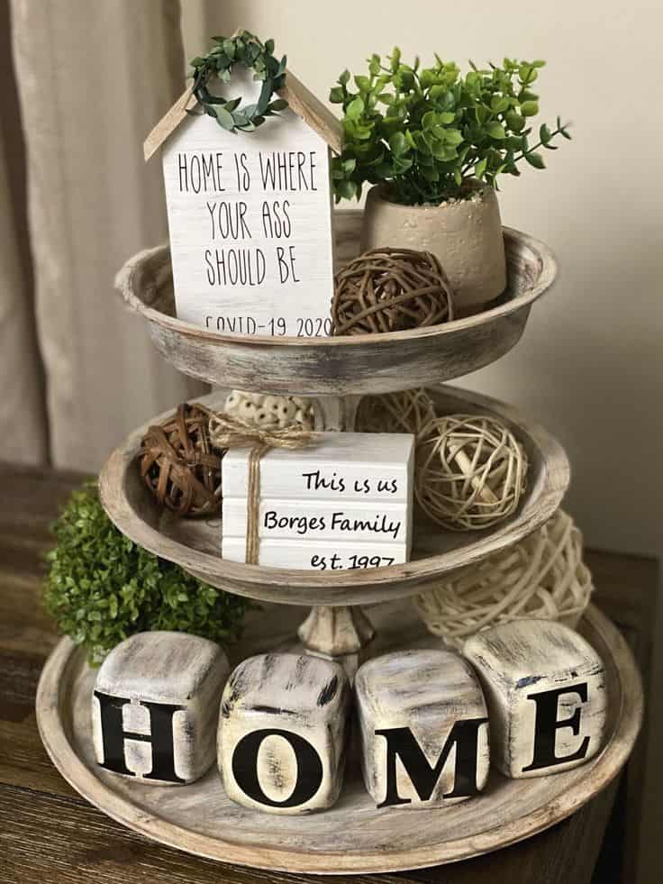 dollar tree tiered tray