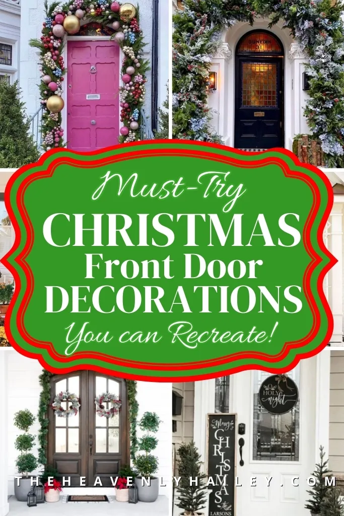 Festive Ideas for Christmas Front Door Decorations   