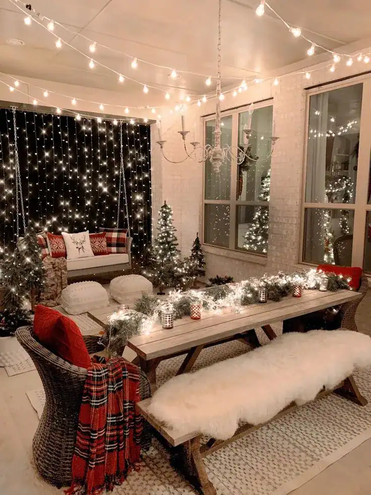 Outdoor Lanterns and String Lights  