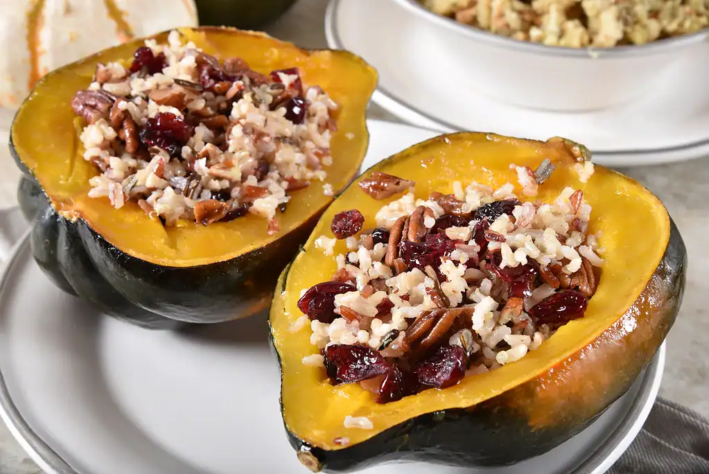 14 Healthy and Easy Thanksgiving Recipes to Wow Your Guests 10 Stuffed Acorn Squash