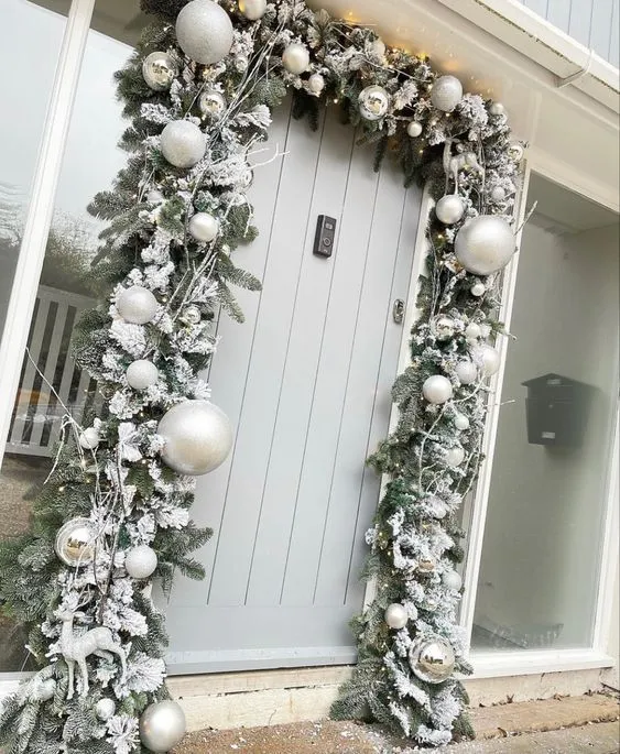 Winter Front Door Decor