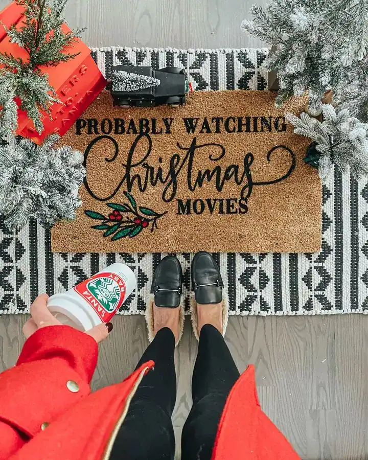 festive doormat 