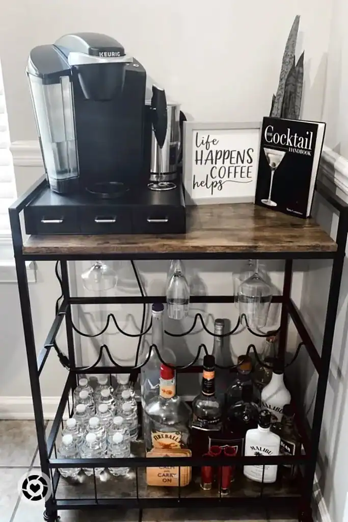 Bar and Coffee Bar Cart 