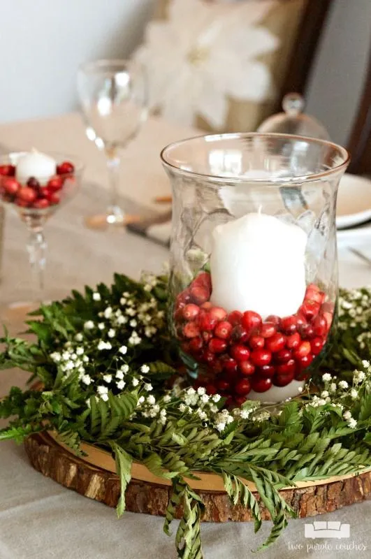 Christmas table centerpieces 