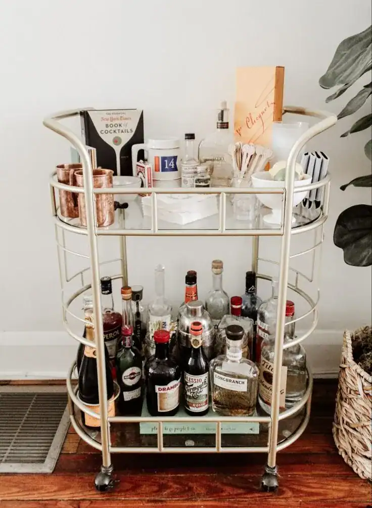 Cocktail Bar Cart