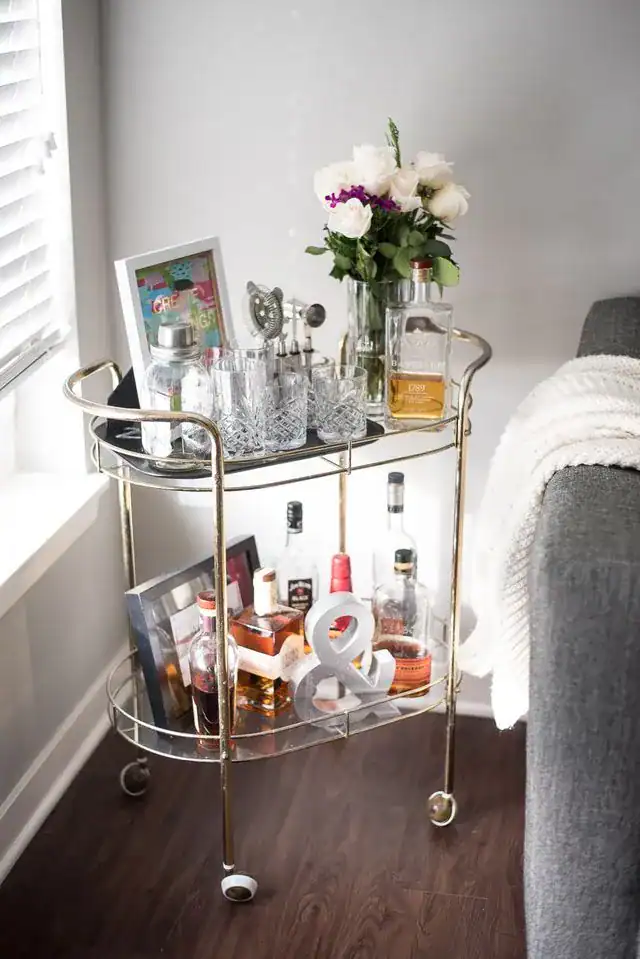 Girly Bar Cart Ideas 