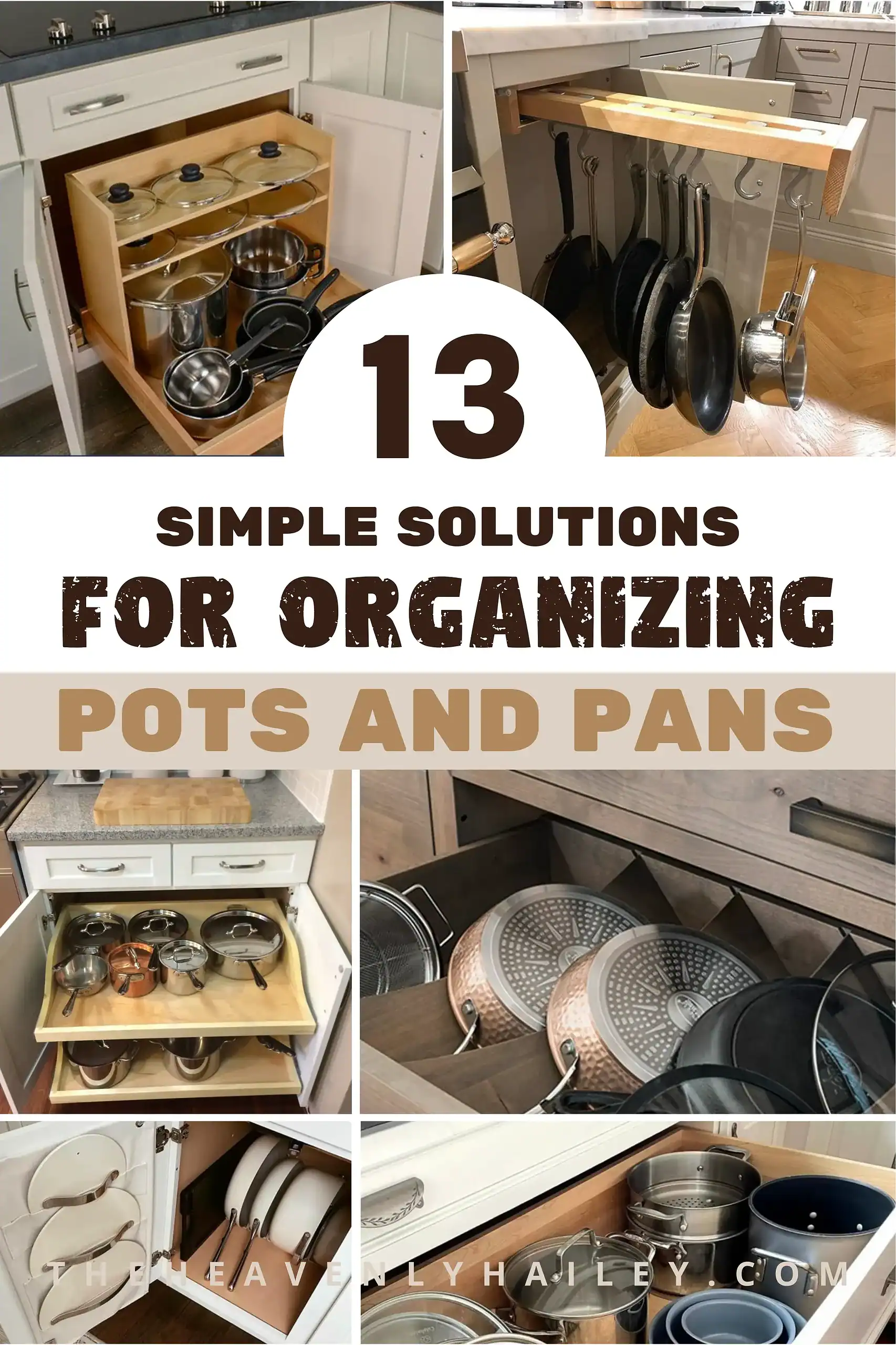 Organizing Pots and Pans in Kitchen Cabinets