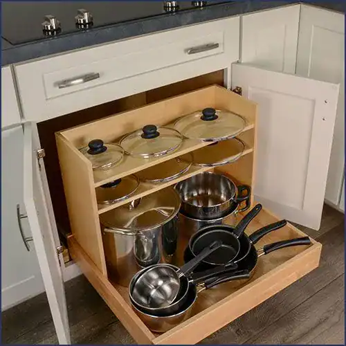 Pots and Pans Organizer Cabinets  