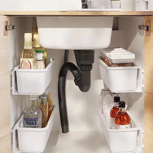 Slim Caddy Cabinet Space 