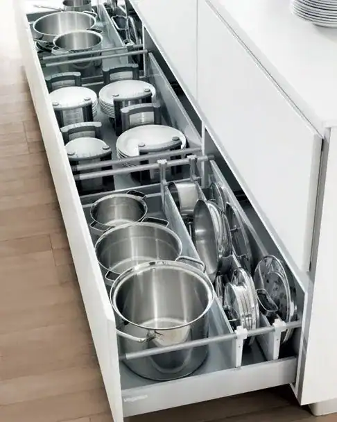 organizing pot rack