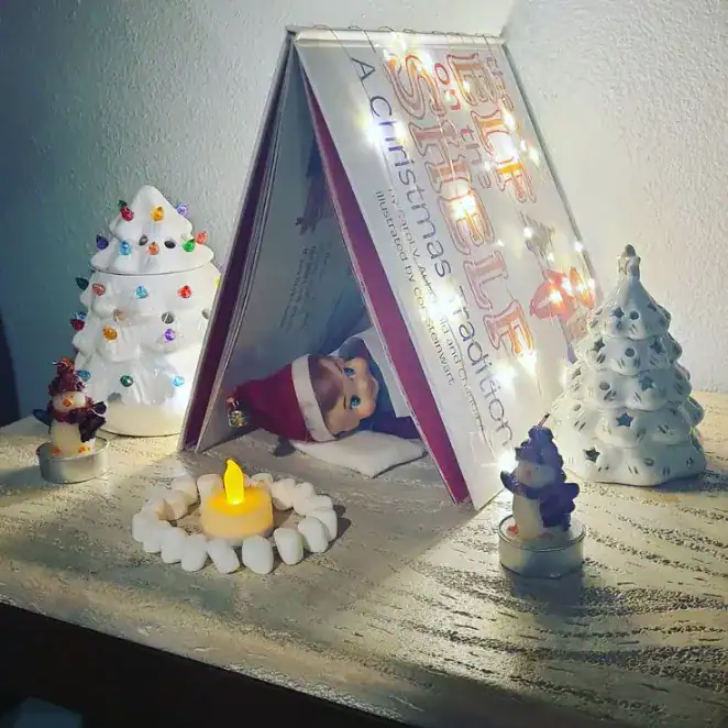 Camping Elf On The Shelf