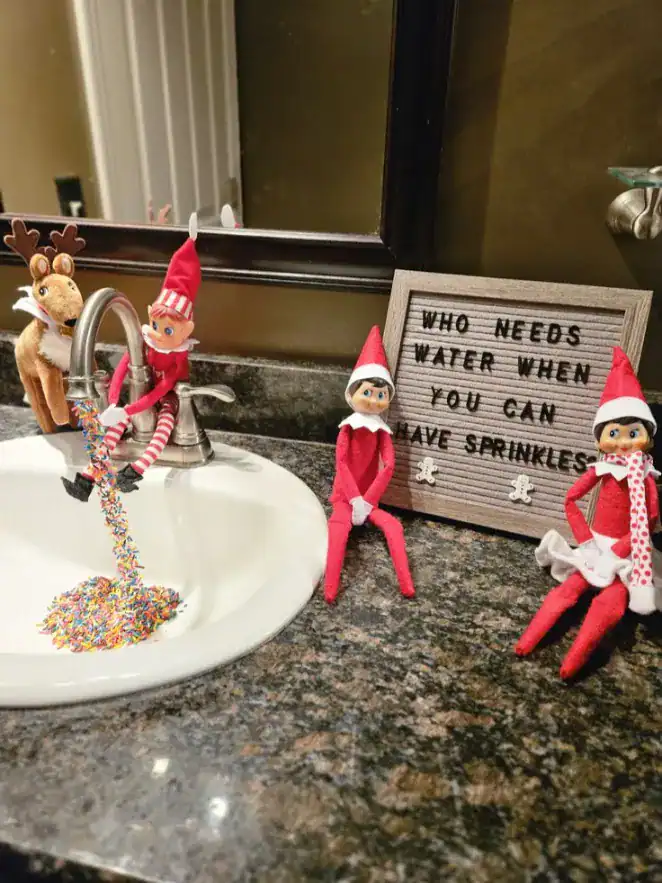 DIY elf on the Shelf idea  