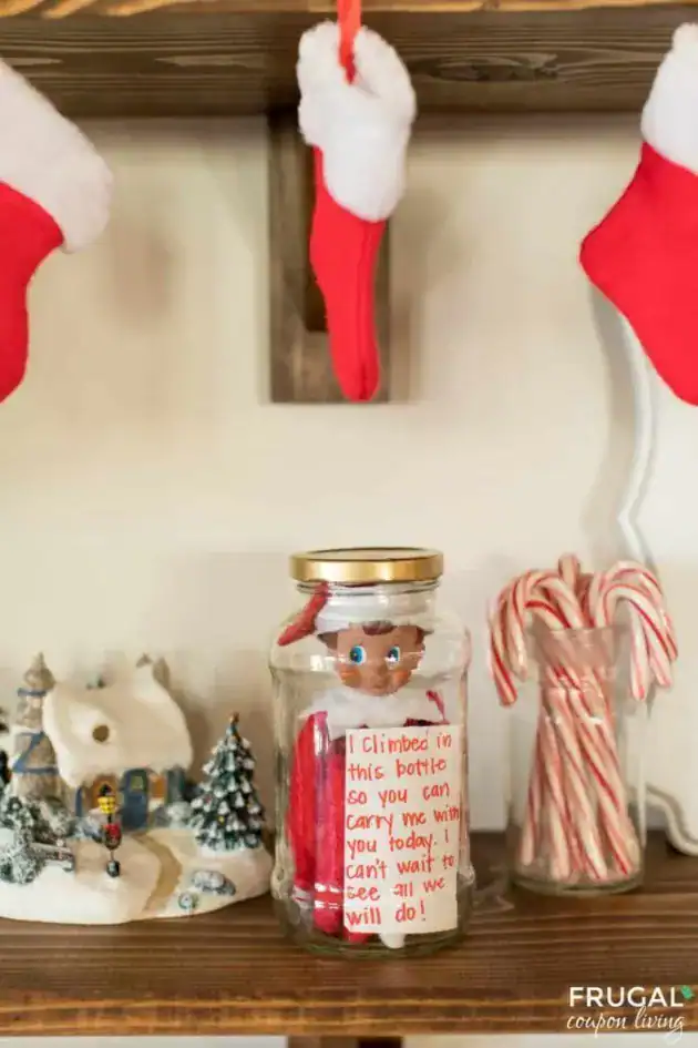Elf on the Shelf in a Jar