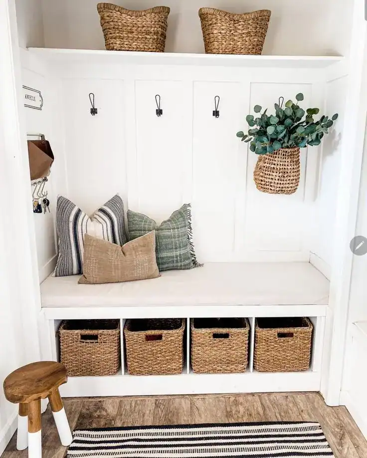 Small Space Mudroom
