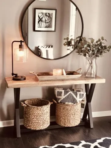 console table entryway