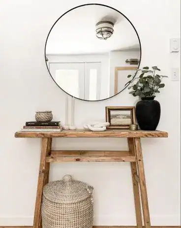 entryway table apartment small spaces  