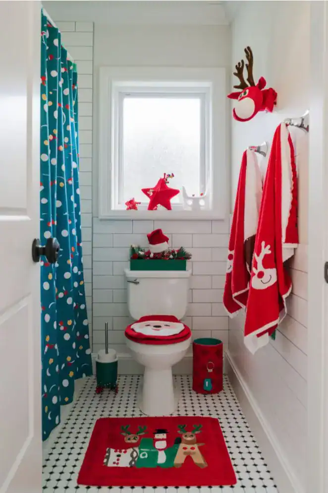 Christmas Toilet Seat Covers