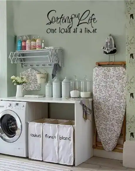 DIY Laundry Room storage ideas 