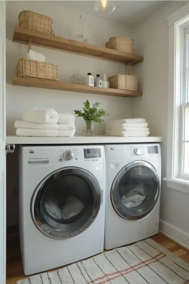 Laundry Room woven baskets