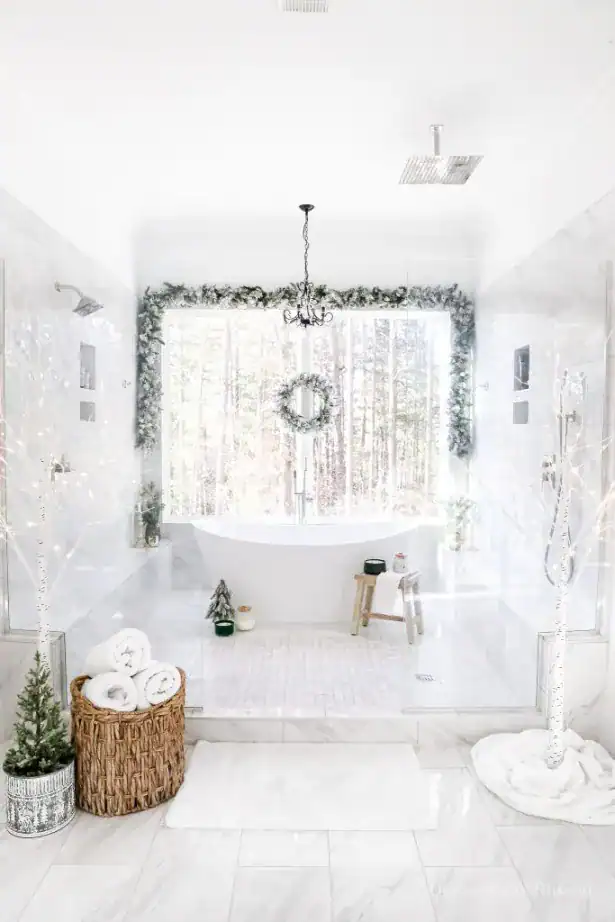 christmas bath towels