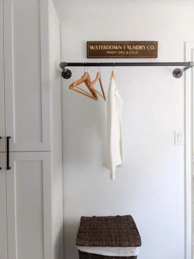 laundry room Hanging Rod   