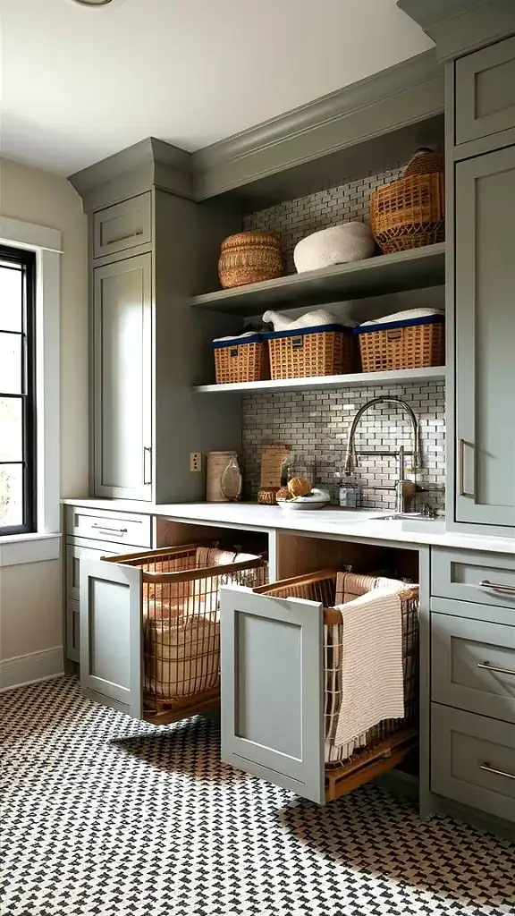 laundry room cabinets