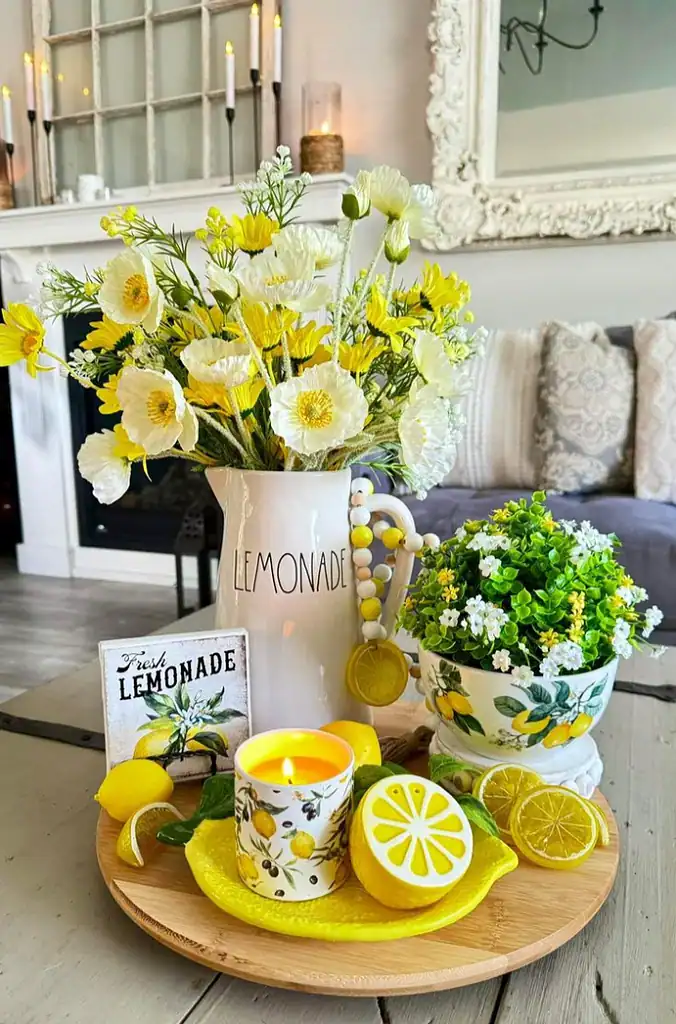 Citrus-themed spring Dining Décor Citrus-themed spring Dining Décor