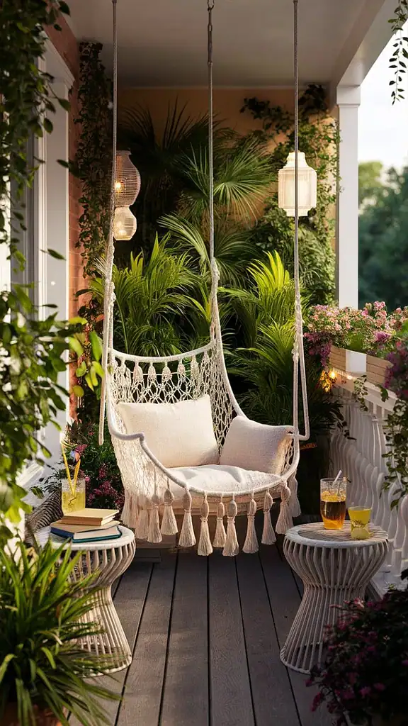 balcony swing chair
