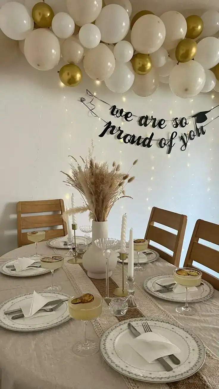 21 Unique Graduation Party Table Centerpieces to DIY 2 elegant graduation centerpieces