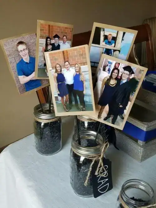 graduation picture centerpieces graduation picture centerpieces