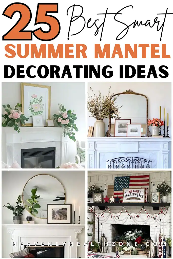 Summer Mantel Decorating Ideas