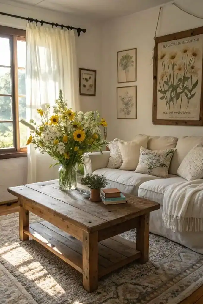 cozy cottage home decor living room