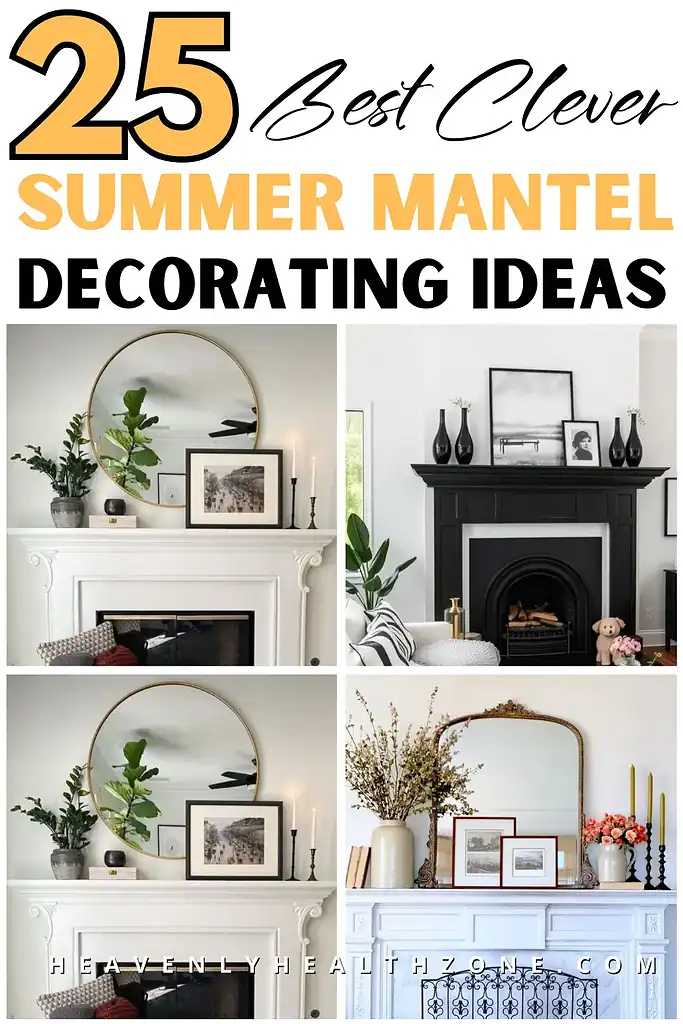 how to decorate a mantel