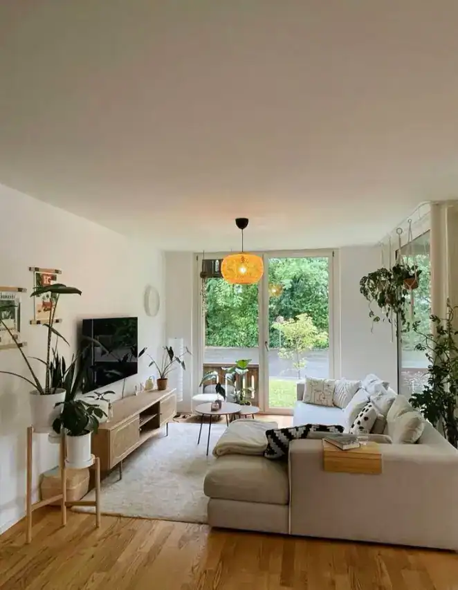 how to make a small living room  look bigger and brighter